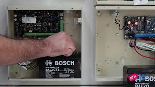 Changing the main panel battery in a Bosch System [upl. by Gnex837]