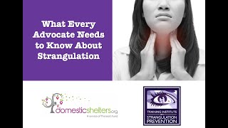 What Every Advocate Needs to Know About Strangulation [upl. by Wehttam984]