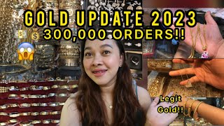 Ongpin Jewelry Shop GOLD 18k21k24k LEGIT PAWNABLE update display and orders [upl. by Derfla]