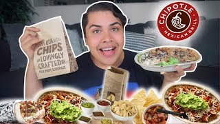 MASSIVE CHIPOTLE MUKBANG Eating Show [upl. by Oniger802]