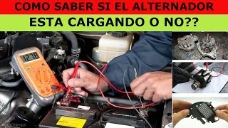 COMO SABER SI EL ALTERNADOR ESTA CARGANDO [upl. by Baldridge]