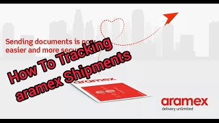 How To Tracking aramex Shipments [upl. by Sirois]