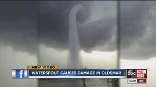 EXTREME WEATHER  Waterspout in Tampa Bay [upl. by Bertrand]