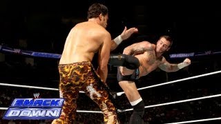 CM Punk vs Fandango SmackDown Aug 2 2013 [upl. by Eimrots635]