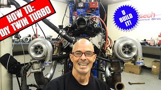 HOW TO CHEAP DIY TWIN TURBO LS KIT GT3582s [upl. by Breech]