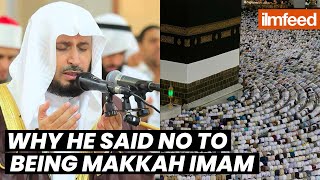 Why He Said NO To Being Masjid Al Haram Imam [upl. by Ainaled]