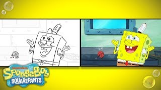 Company Picnic from Sketch to Screen  SpongeBob [upl. by Asirrac]