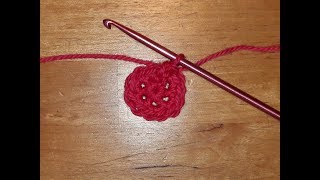 Comment faire des mailles serrées dans un cercle magique au crochet [upl. by Anecusa]