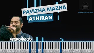 Pavizha Mazha  Athiran  Piano Tutorial [upl. by Kenyon]