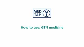 MedTap How to use glyceryl trinitrate GTN [upl. by Eiknarf]