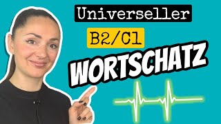 🚀 Universeller Wortschatz für das Studium Alltag Deutsch im Beruf  vom A2 zum B2  C1  C2 2023 [upl. by Caria]