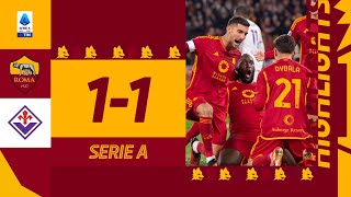 Roma 11 Fiorentina  Serie A Highlights 202324 [upl. by Neivad844]