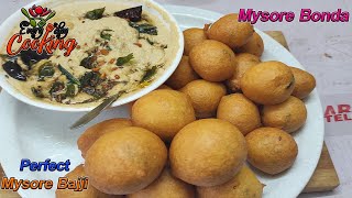 Mysore Bajji  Bonda  everyday cooking [upl. by Eirac]