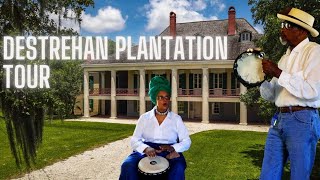 Destrehan Plantation Tour  Life of a House Slave and Field Slave [upl. by Amasa88]