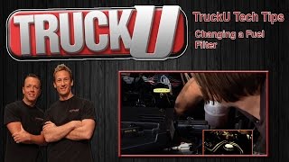 Changing a Fuel Filter in a Cummings Diesel Engine  TruckU Tech Tips [upl. by Jervis]