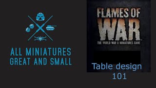 Flames of War  Building your Game Table 101 [upl. by Hcahsem517]