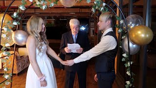 Our OFFICIAL Wedding Video  Connor and Liana [upl. by Martynne]