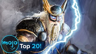 Top 20 Gods and Goddesses of Norse Mythology [upl. by Hgielsel]