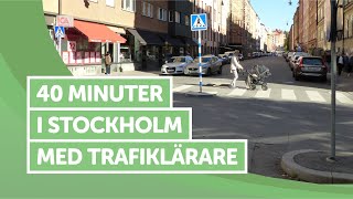 HÄNG MED I BILEN  Trafiklärare kommenterar hela körningen [upl. by Nealey]