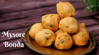 Mysore Bonda Recipe in Tamil  How To Make Mysore Bajji By Preetha  Ulundu Bonda  Monsoon Special [upl. by Alie]