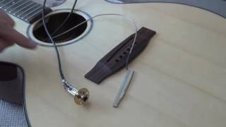 Takamine Acoustic Guitar Piezo Repair [upl. by Nanahs491]