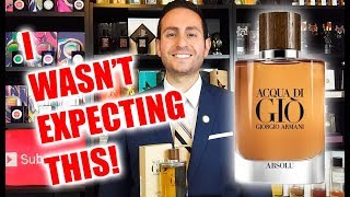 Acqua di Gio Absolu by Giorgio Armani Fragrance  Cologne Review [upl. by Charters]