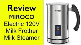 Review Miroco Milk Frother  How to make froth milk at home [upl. by Nahtanoy]