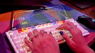 ASMR  Speed Typing  Testing 3 Mechanical Keyboards  Clicky Satisfying Typing Test [upl. by Howlyn751]