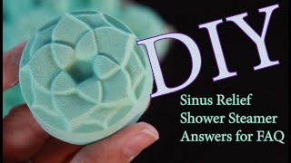 DIY Shower Steamer For Sinus Relief  How To Make Shower Steamers [upl. by Llezom829]