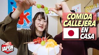 Puse una TIENDA de COMIDA CALLEJERA JAPONESA en casa ¡4 recetas [upl. by Roper]