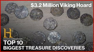 10 BIGGEST TREASURE DISCOVERIES  History Countdown [upl. by Ecyac]