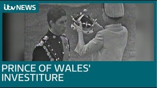 Prince Charles 1969 investiture at Caernarfon Castle  ITV News [upl. by Elinor]