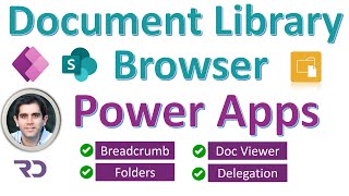 Power Apps SharePoint Document Library Tutorial [upl. by Torbart]