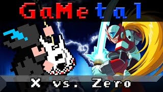 X vs Zero Megaman X5  GaMetal [upl. by Mort162]