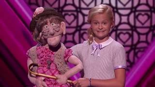 Darci Lynne The Ventriloquist All Performances  Americas Got Talent [upl. by Haneen]