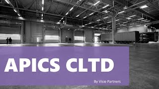 APICS CLTD course for Logistics Transportation and Distribution [upl. by Ahsienot]