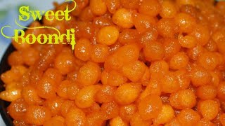 Meethi boondi recipe Hanuman ji ka prasad [upl. by Dleifxam464]