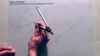 Tutorial Winkel übertragen [upl. by Ellenig958]