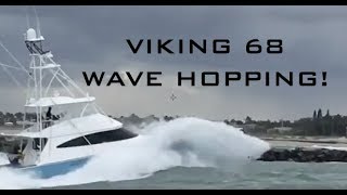 VIKING YACHTS 68 ROUGH SEAS  Billfish TV 080 [upl. by Tebzil]