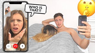 FACETIME CHEATING PRANK ON GIRLFRIEND [upl. by Maure]