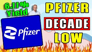 Pfizer is at a DECADE LOW  Pfizer PFE Stock Analysis [upl. by Hanaj]