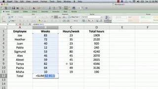 How to Make a Totaling Column Formula in Excel  Using Microsoft Excel [upl. by Ajnek]