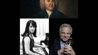 Bach Violin Sonata C minor Itzhak PerlmanMartha Argerich [upl. by Peery]