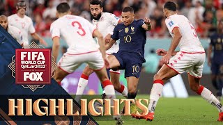 Tunisia vs France Highlights  2022 FIFA World Cup [upl. by Enitsirhc]