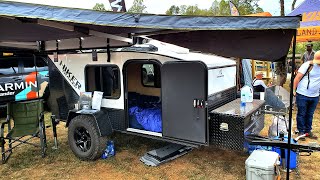 Hiker Trailers 5x9 Extreme OffRoad Teardrop Review at Overland Expo East [upl. by Michell]