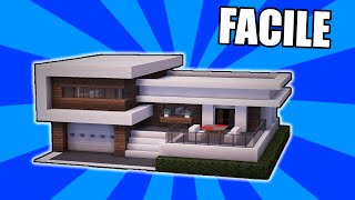 COME COSTRUIRE UNA CASA MODERNA BELLISSIMA  Minecraft Tutorial FACILE [upl. by Dimo]