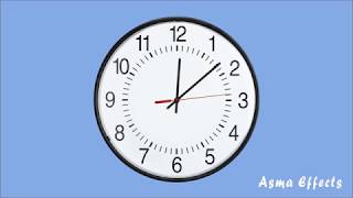 Fast Ticking Clock with Sound  5 Minutes Version  Asma Effects [upl. by Pike]