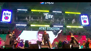 Pepe Aguilar  En vivo en el ATampT Stadium junto a Canelo Álvarez Ángela y Leonardo Aguilar [upl. by Allekim711]