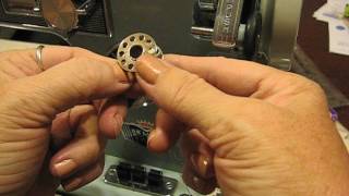 DRESSMAKER 2000 Sewing Machine info Video 8 Threading The Bobbin [upl. by Coralyn747]