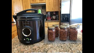 Pressure Canning Pinto Beans in the Presto Digital Canner [upl. by Eidnac]